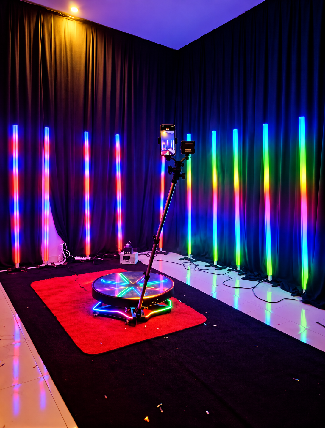 Cabine 360 Neon Multicolor